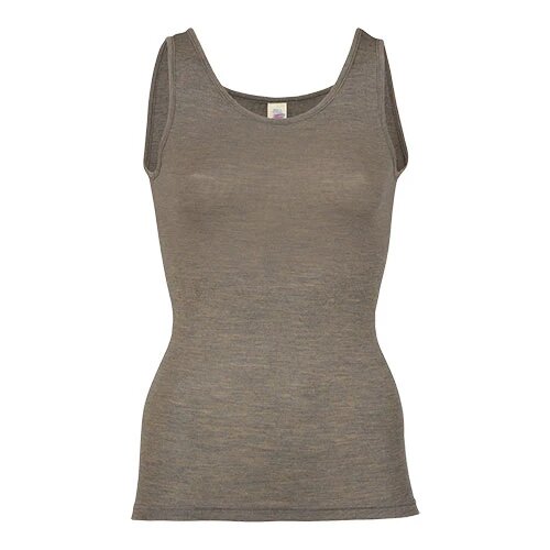 Top Uld Silke Walnut Str 42 44