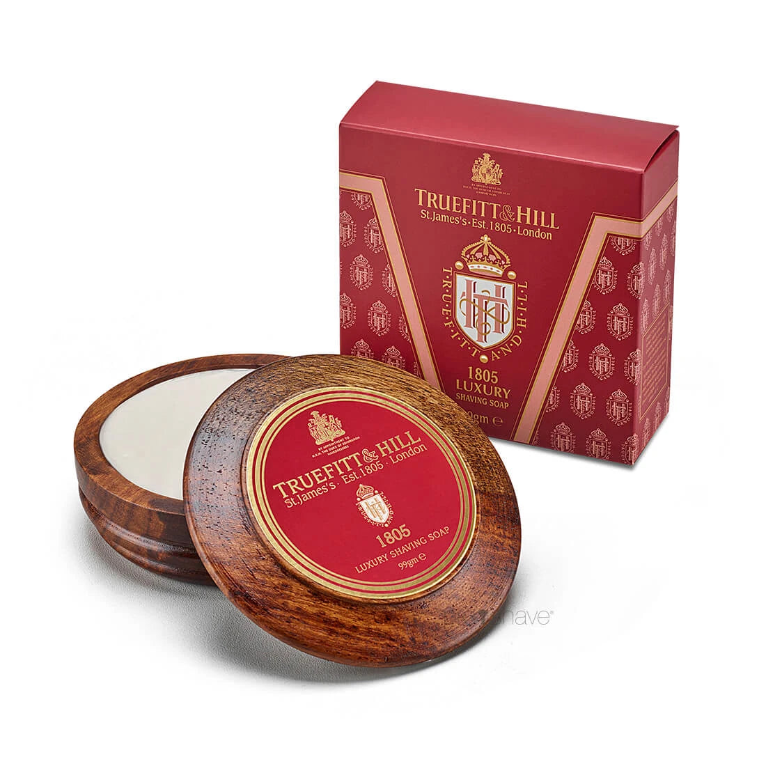 Truefitt Hill Barbersæbe Træskål 1805 99 Gr