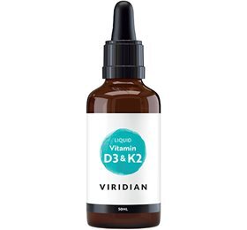 Viridian D3 K2 Vitamin Flydende 50ml