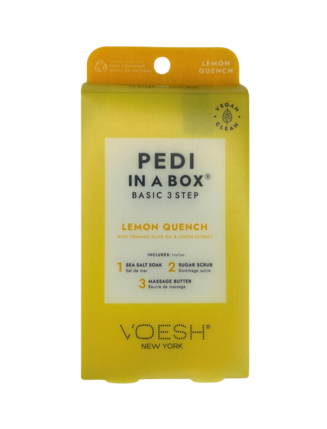 Voesh Pedi In   Box  Lemon Quench