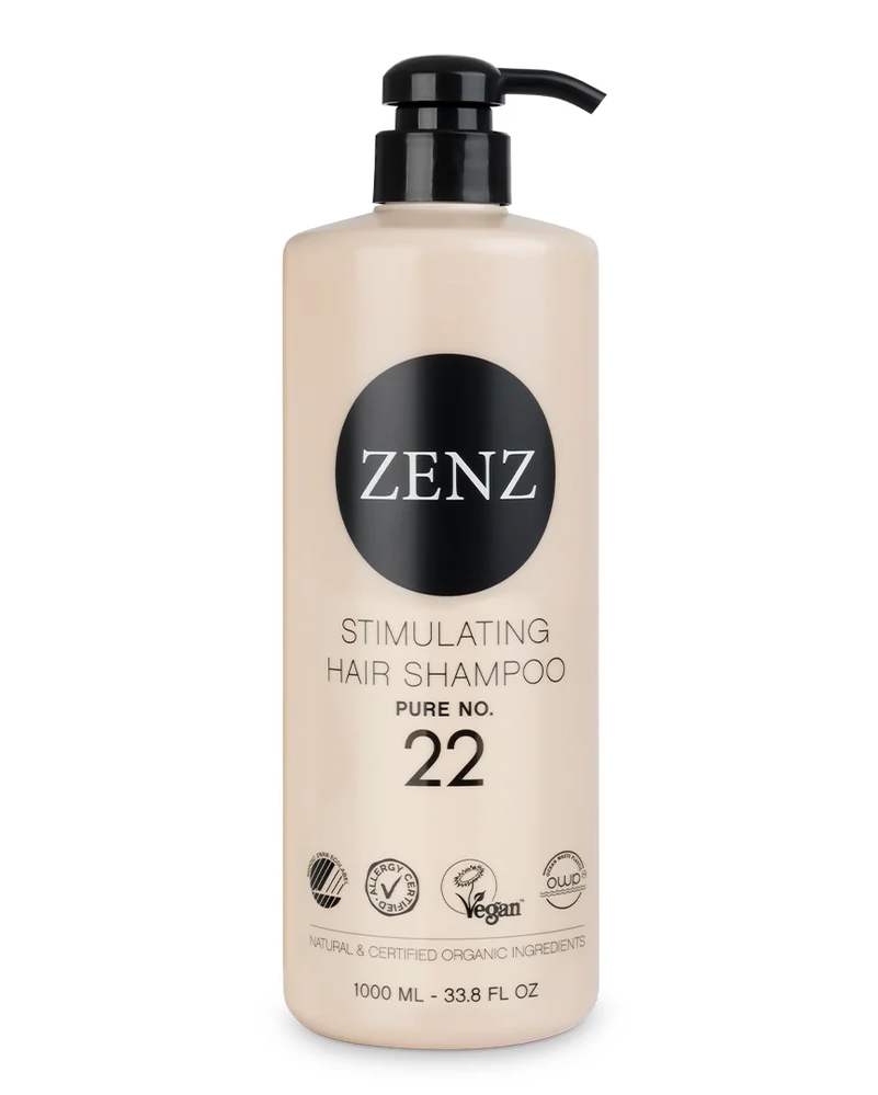 Zenz Organic Stimulating Hair Shampoo Pure No 22 1000ml