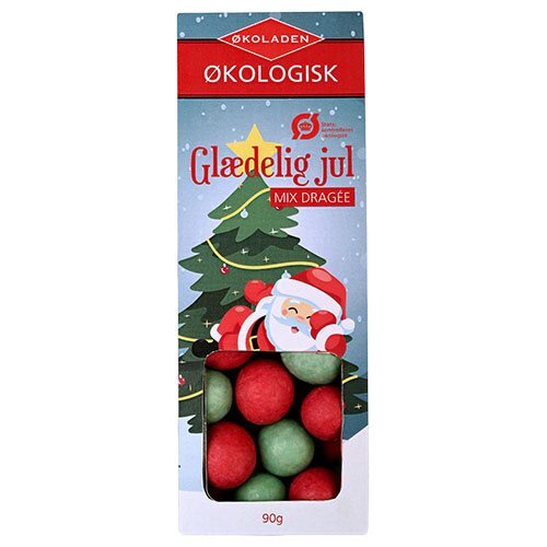 økoladen Glædelig Jul Mix Dragée 90g