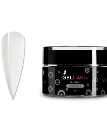 Akryl Gele Clear   Til Opbygning Af Negle   Frosted Clear No