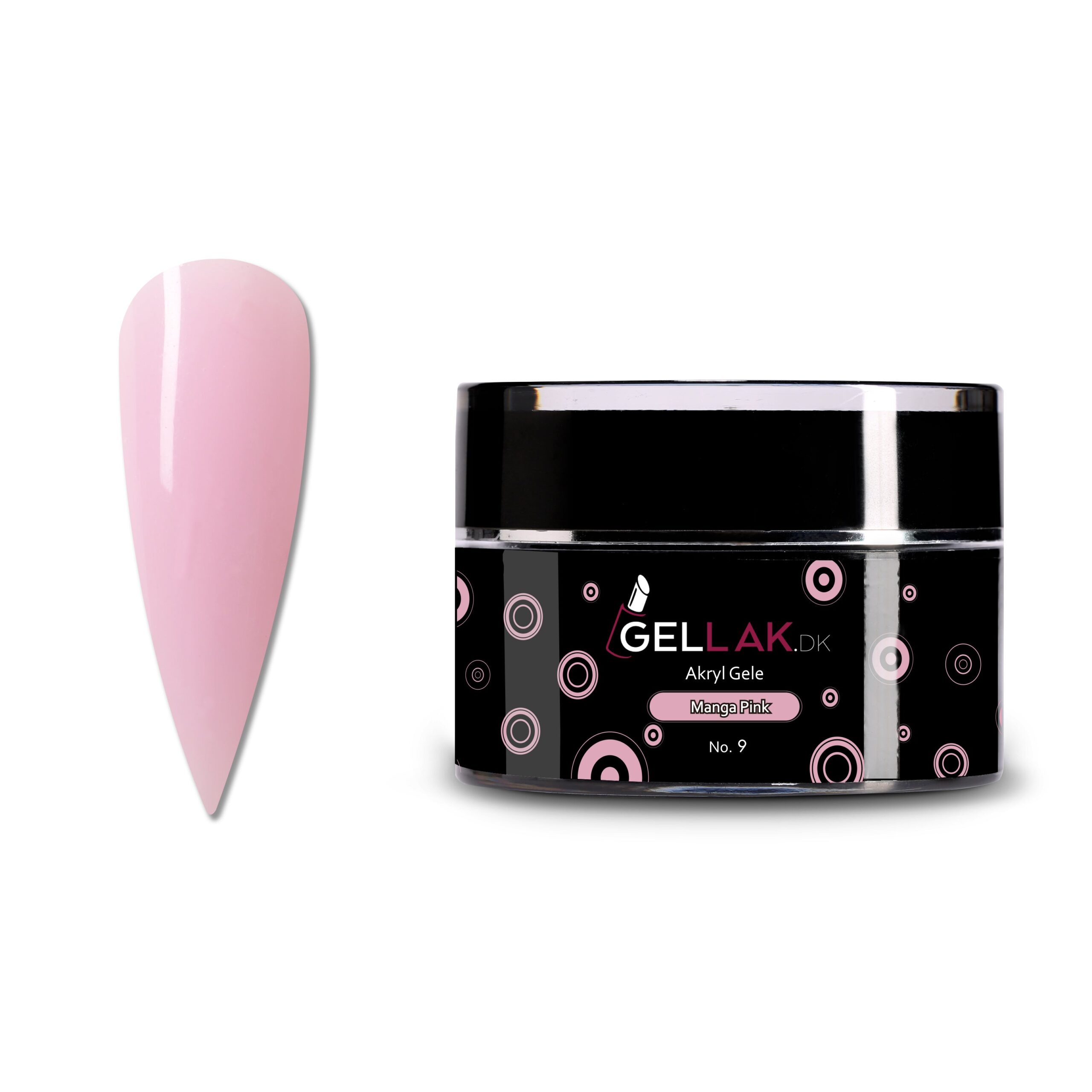Akryl Gele Pink Til Opbygning Af Negle Manga Pink No