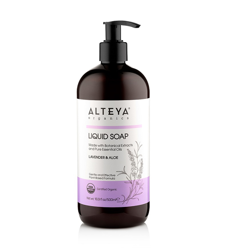Alteya Organics økologisk Flydende Sæbe Lavender   Aloe 500ml