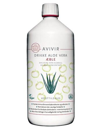 Avivir Drikke Aloe Vera Med æblesmag 1000 Ml