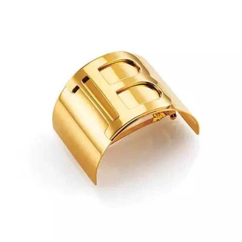 Balmain Gold Plated Clip   Logo