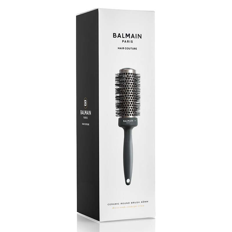 Balmain Professional Ceramic Round Brush   43mm Black