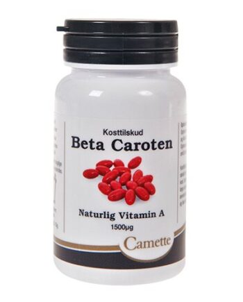 Beta Carotene Fra Camette 100 Kapsler