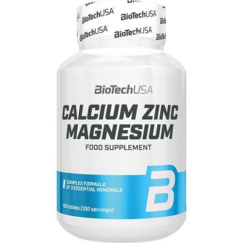 Biotechusa Calcium Zinc Magnesium  100tab