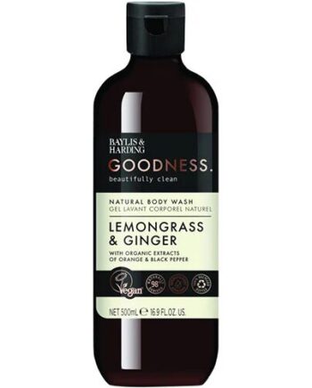 Body Wash Lemongrass   Ginger Baylis   Harding Goodness 500 Ml