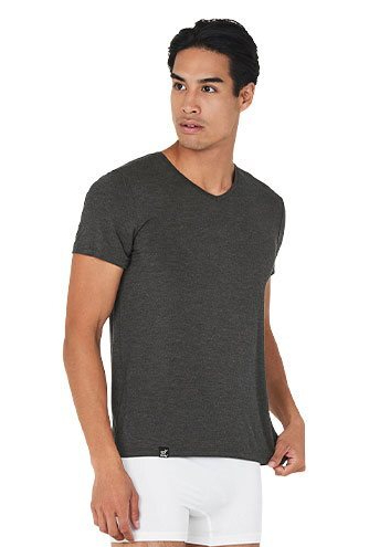 Boody Men    -neck  -shirt Dark Marl Str