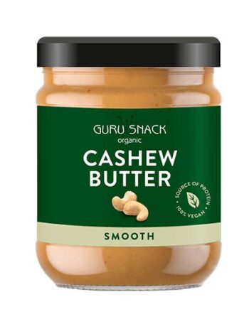 Cashewnøddesmør Smooth   Guru Snack 250