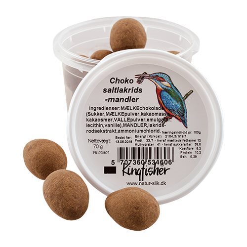 Choko Saltlakrids Mandler  70g