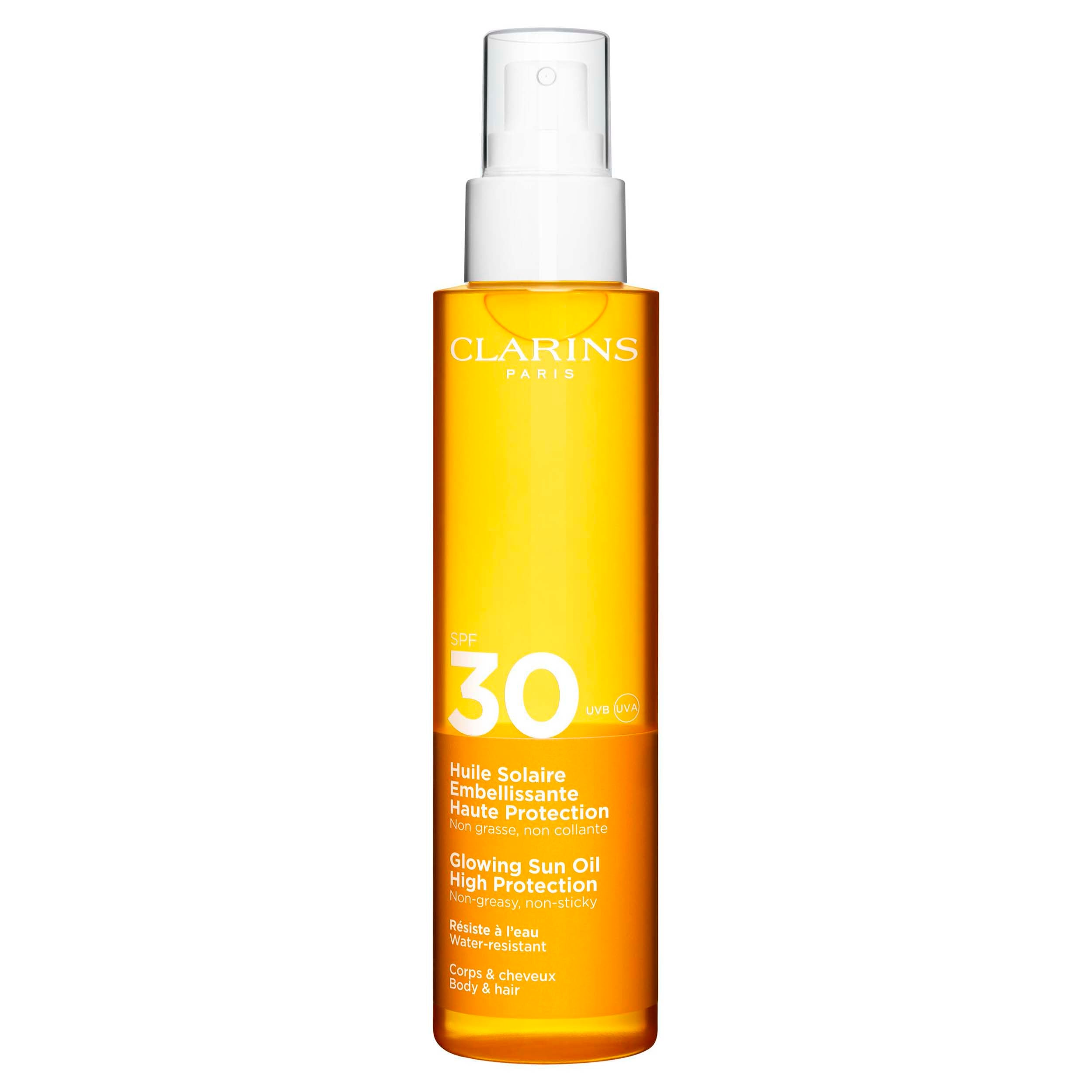 Clarins Glowing Sun Oil High Protection 150 Ml