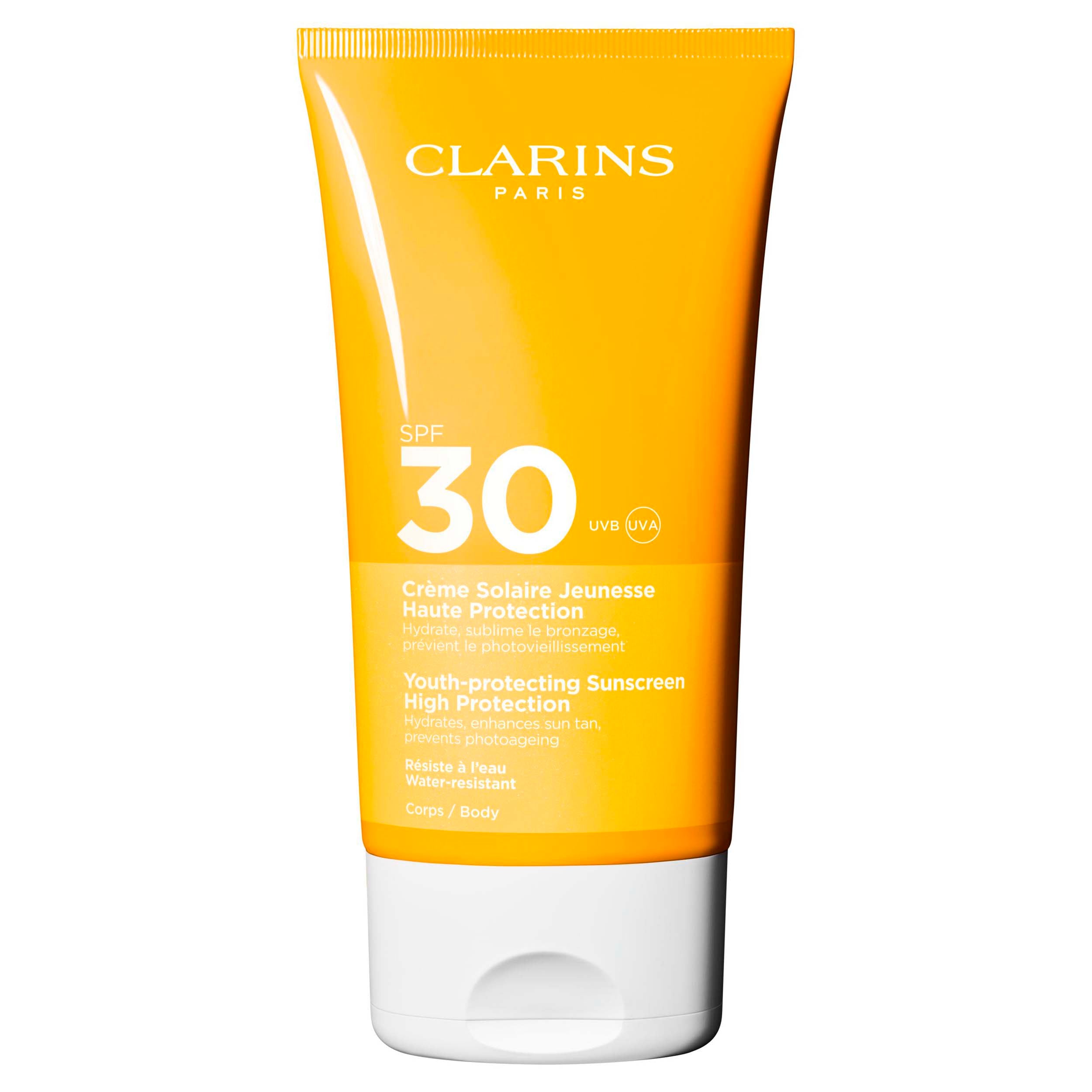 Clarins Sun Youth Protecting Body Suncreen Spf 30 150 Ml