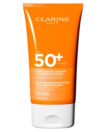 Clarins Sun Youth Protecting Body Suscreen Spf50 150 Ml
