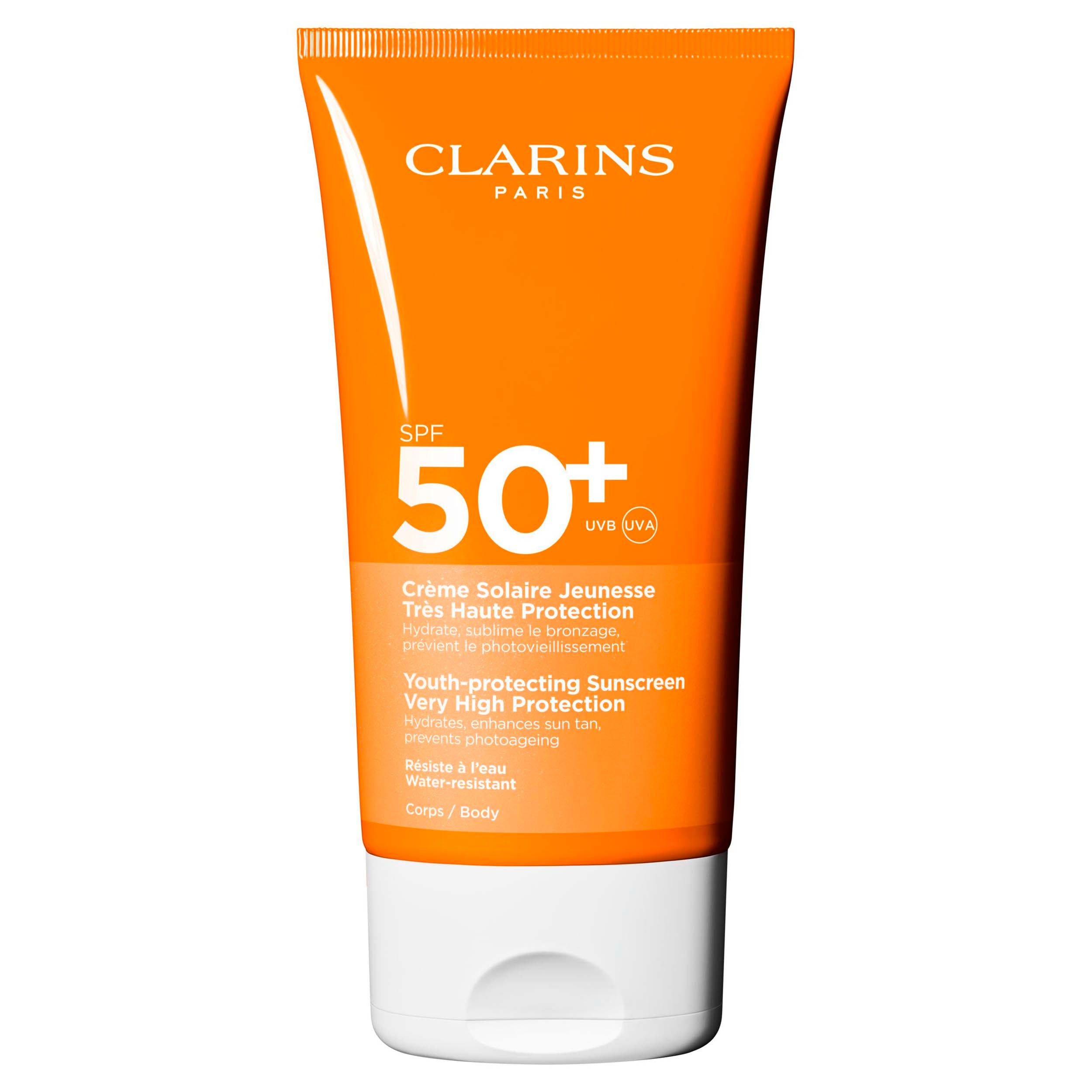 Clarins Sun Youth Protecting Body Suscreen Spf50 150 Ml