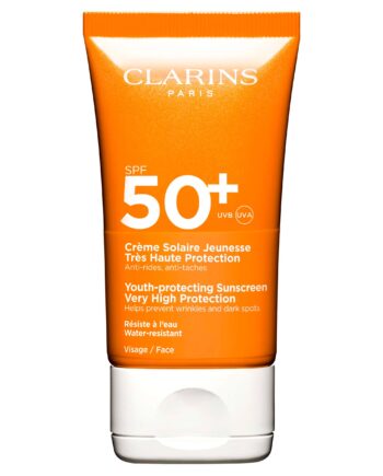 Clarins Sun Youth Protecting Face Sunscreen Spf 50 50 Ml