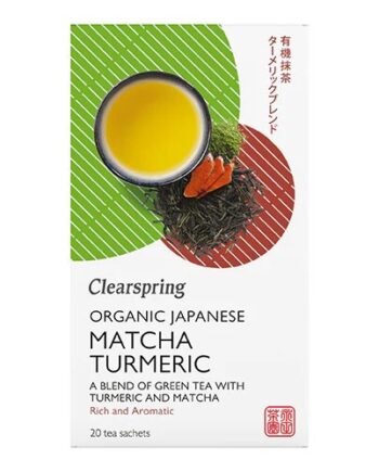 Clearspring Grøn Te    Matcha   Gurkemeje   20 Breve