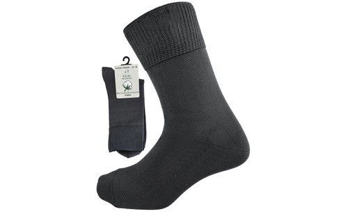 Cotton Diabetic Comfort Sock Grå Str 35-38 Par