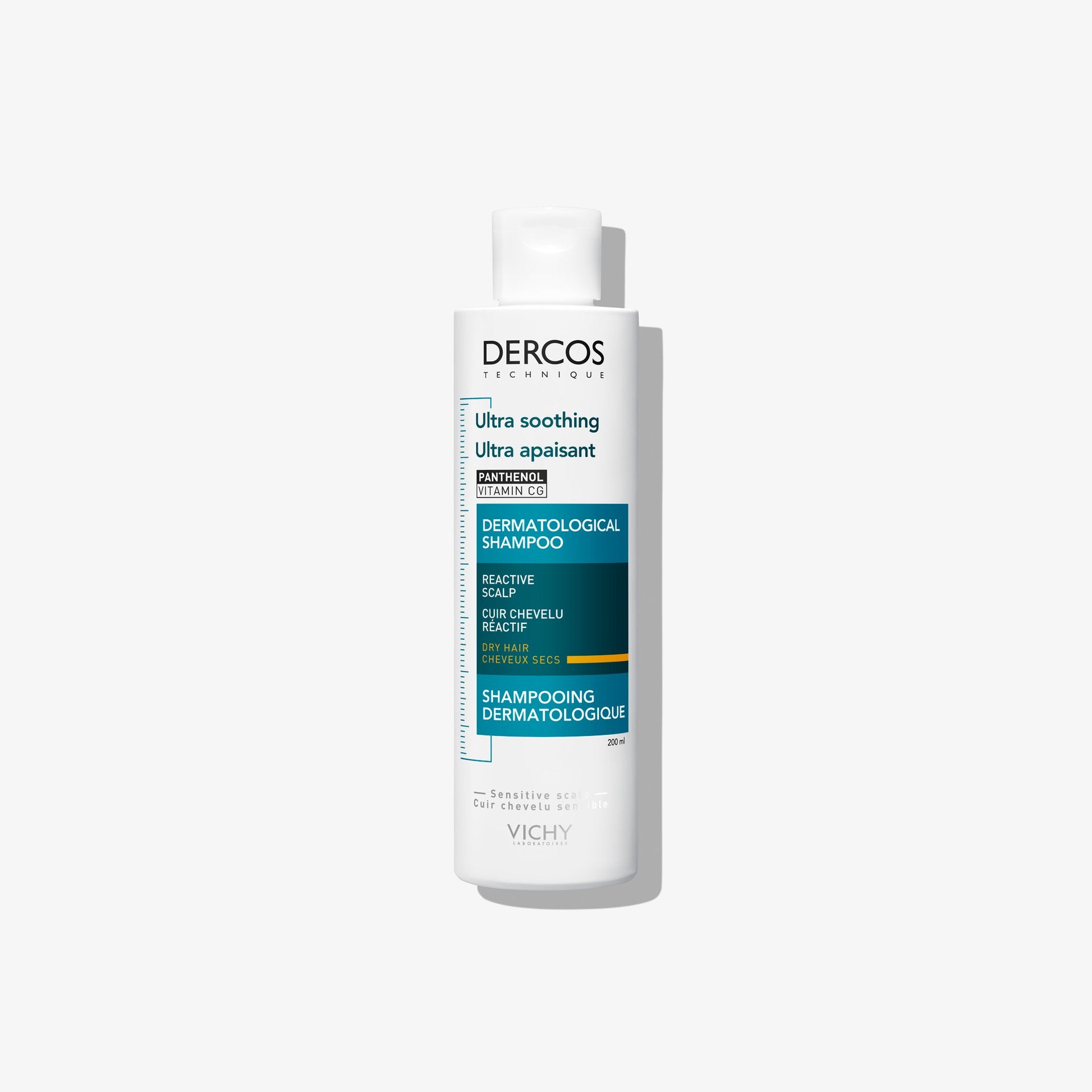 Dercos Ultra Soothing Shampoo Tørt Hår 200 Ml