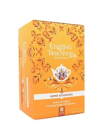 English Tea Shop Green Rooibos  Pomegranate   Blueberry Te øko  20 Breve