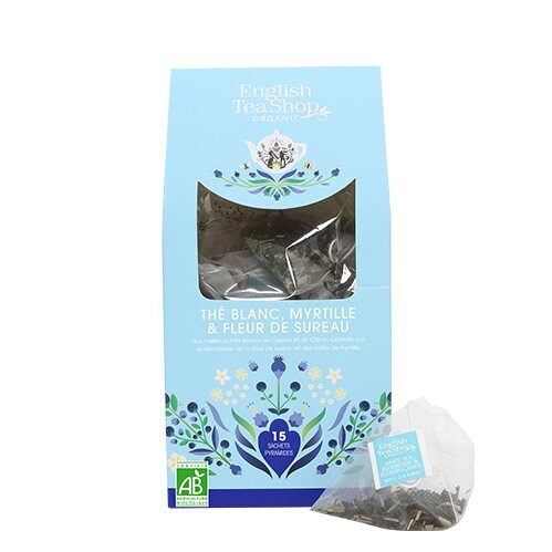 English Tea White Tea  Blueberry   Elderflower Tea    15br