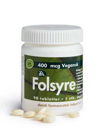 Folsyre 400 Mcg  90 Tabl