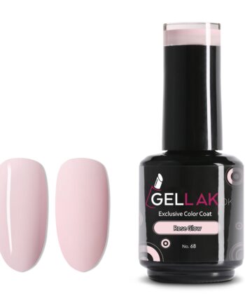 Gel Neglelak Lyserød   15 Ml   Rose Glow No  68   Gellak Dk