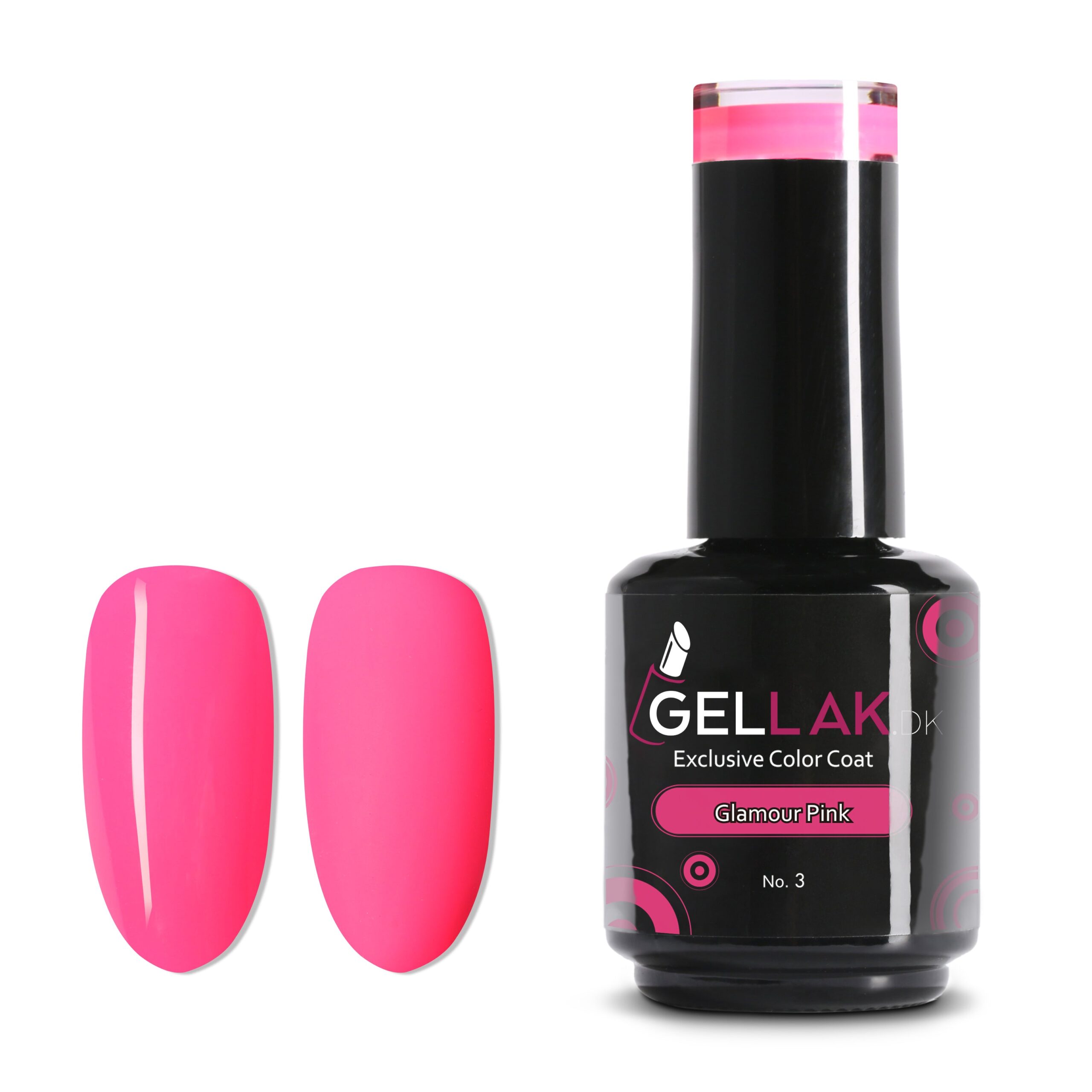 Gel Neglelak Pink 15 Ml Glamour Pink No Gellak Dk