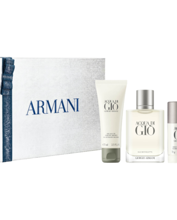 Giorgio Armani Acqua Di Giò Eau De Toilette 50ml   Deodorant Stick   Body Shampoo 75 Ml Gaveæske