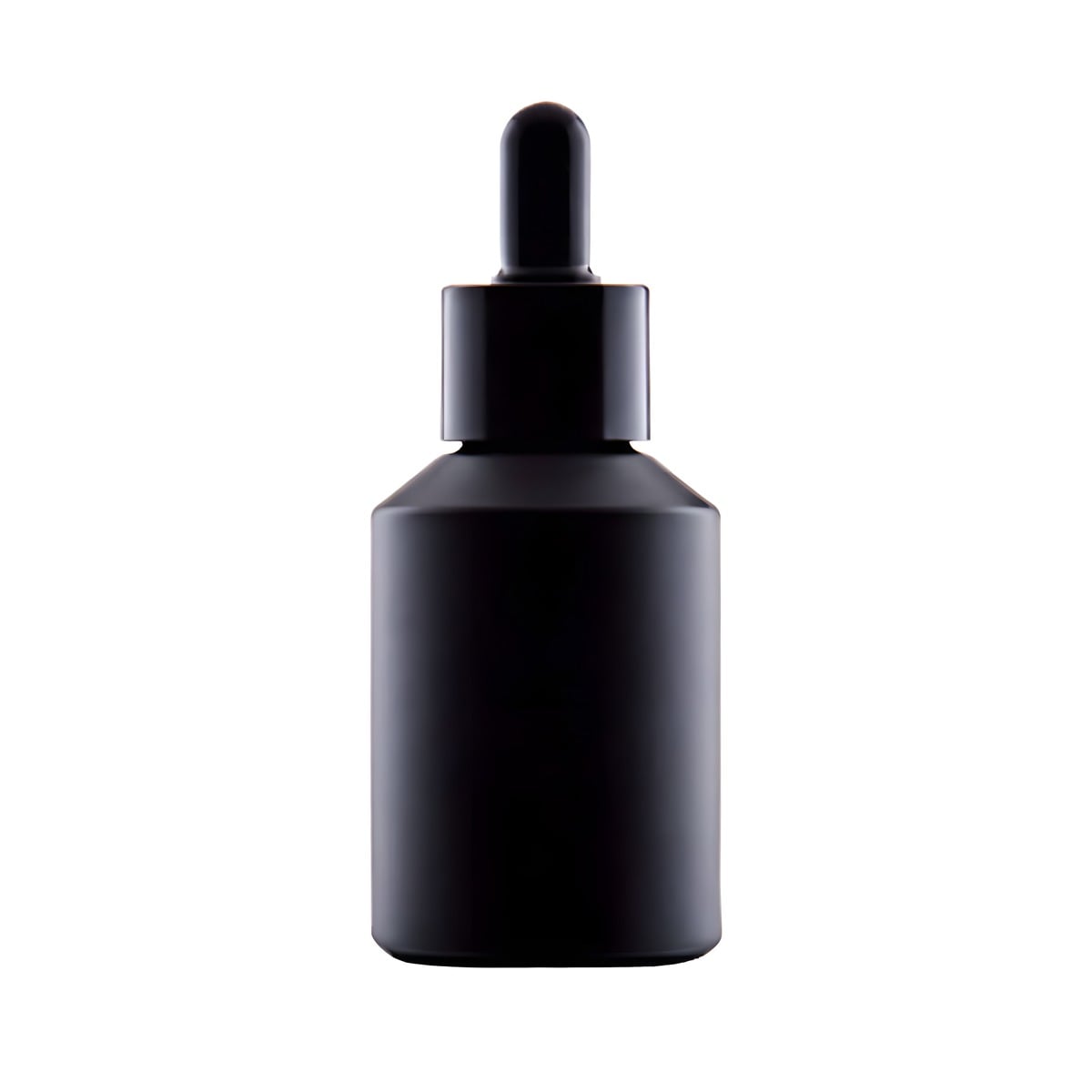 60 Ml Sort Glasflaske Med Pipettelåg