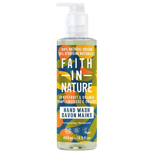 Håndsæbe Grape   Orange Faith In Nature 400 Ml