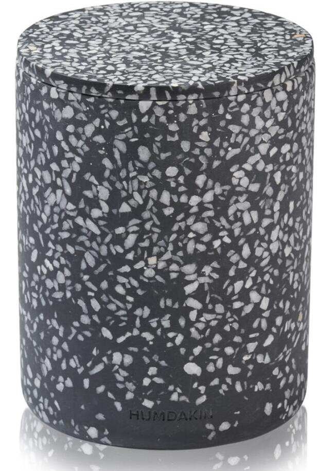 Humdakin Bologna Terrazzo Vase Med Låg  Sort