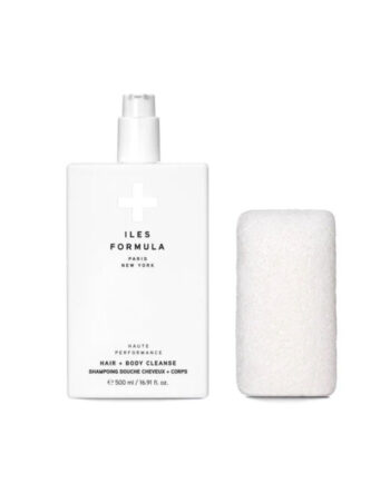 Iles Formula Hair   Body Cleanse With Body Sponge 500ml