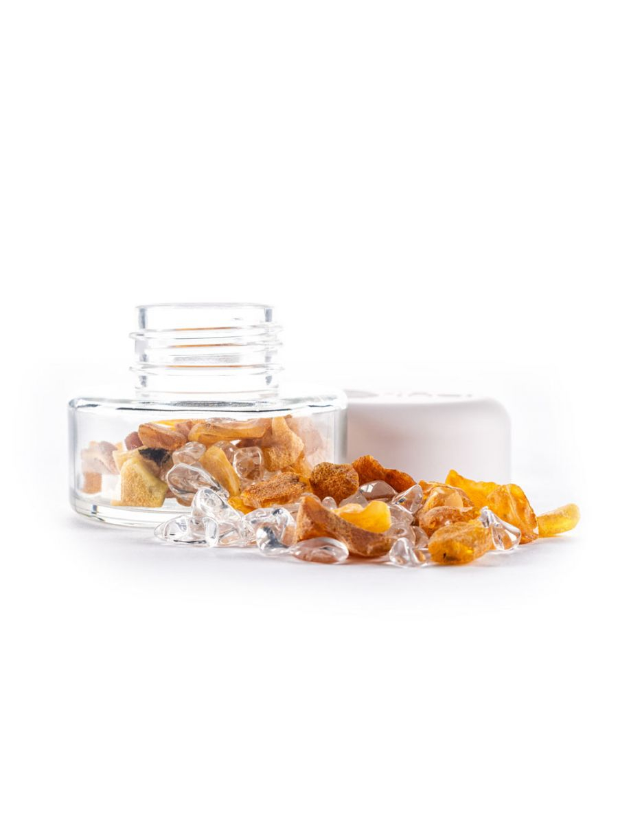 Inu  Crystal Jar   Amber