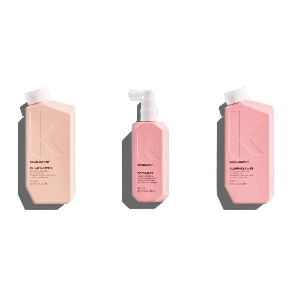 Kevin Murphy Plumping Wash 250ml Rinse 250ml Body Mass 100ml