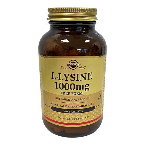 -lysine 1000 Mg 100 Tabletter