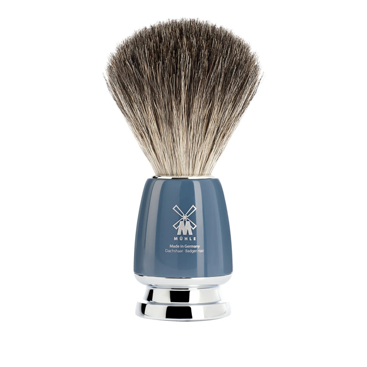 Mühle Shaving Pure Badger Barberkost  21 Mm  Rytmo  Petroleumsblå