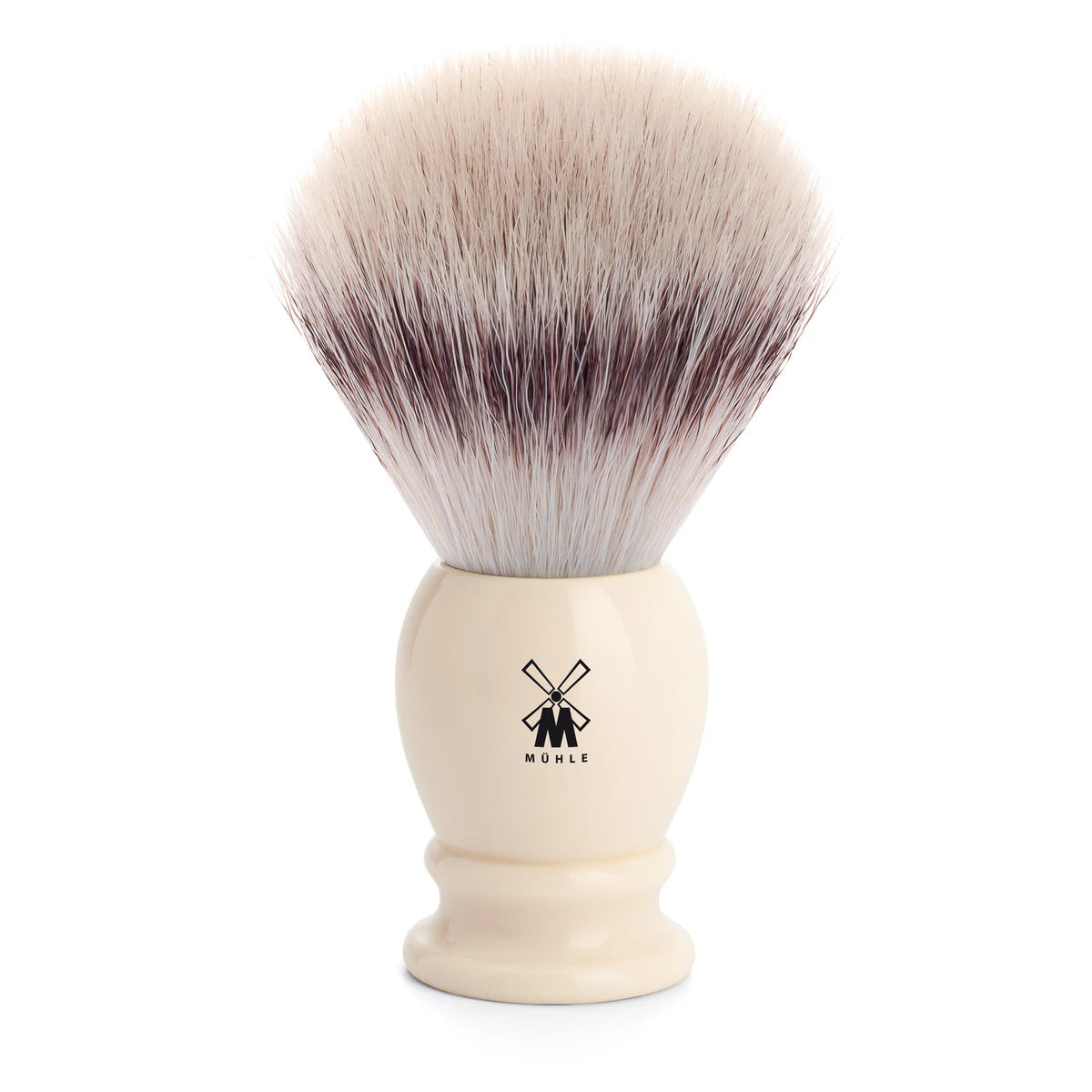Mühle Shaving Silvertip Fibreâ  Barberkost  25 Mm  Classic  Hvid Kunstharpiks