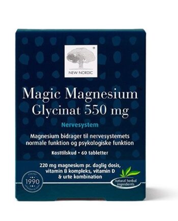 Magic Magnesium Glycinat 60 Tabltter