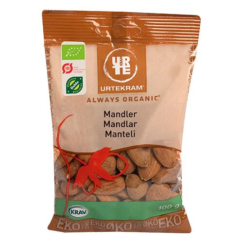 Mandler økologiske 100 Gram