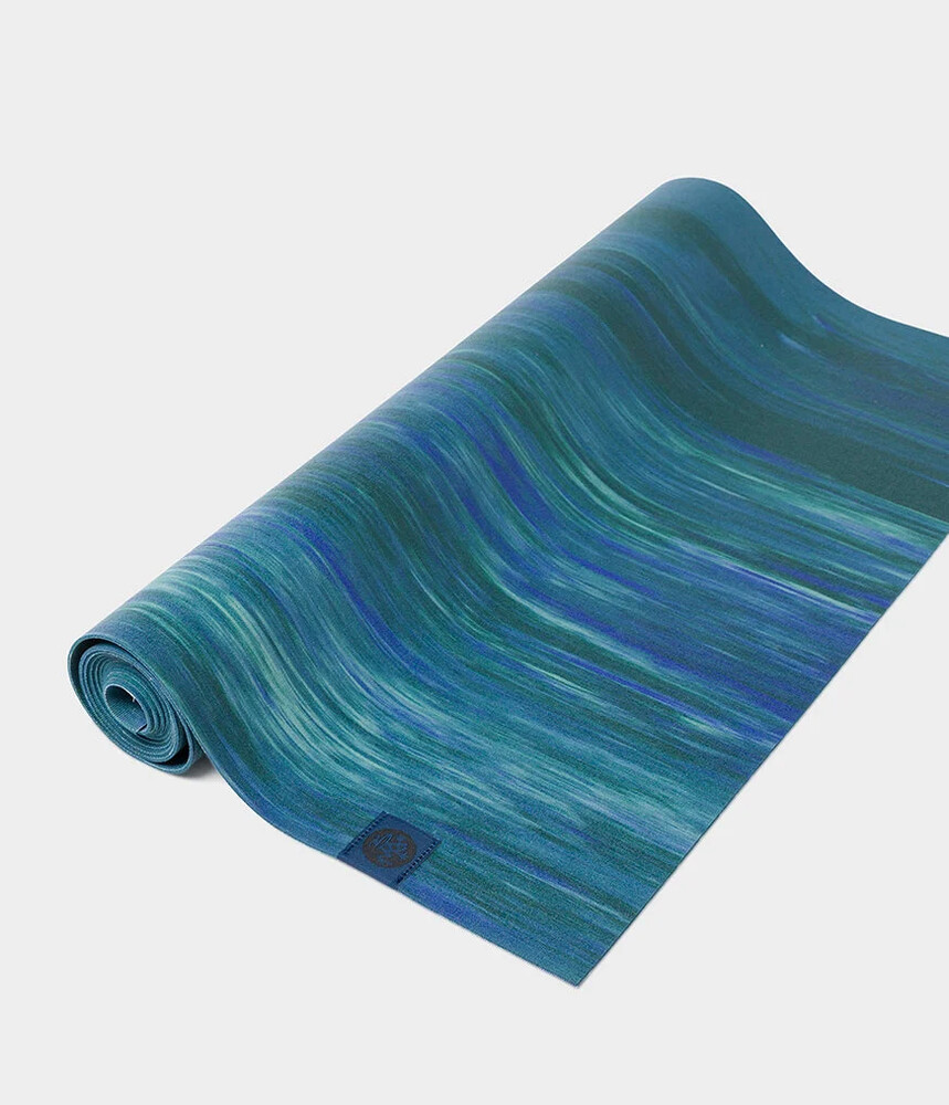 Manduka Eko Super Lite Rejse Yogamåtte   5mm  Blue Toad Marble