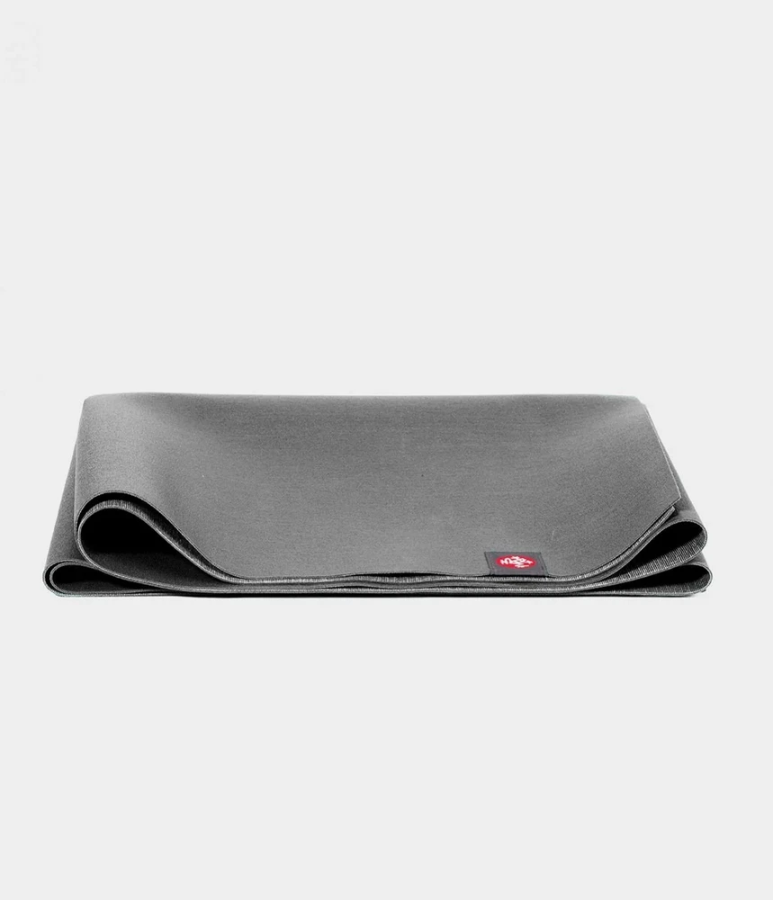 Manduka Eko Super Lite Rejse Yogamåtte   5mm  Charcoal Ekstra Længde