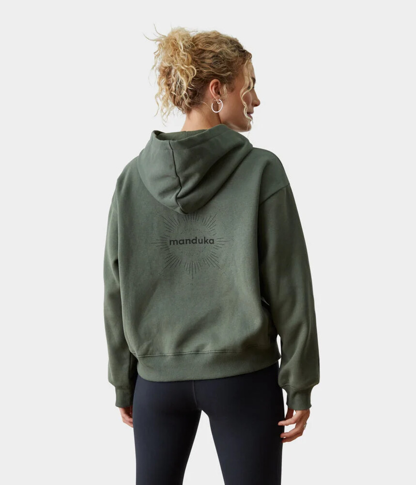 Manduka Half Moon Hoodie  Earth