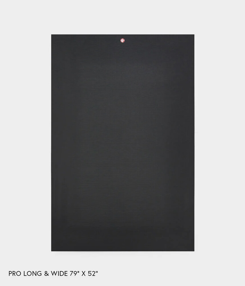 Manduka Pro Yogamåtte Long   Wide 200x132cm  Black