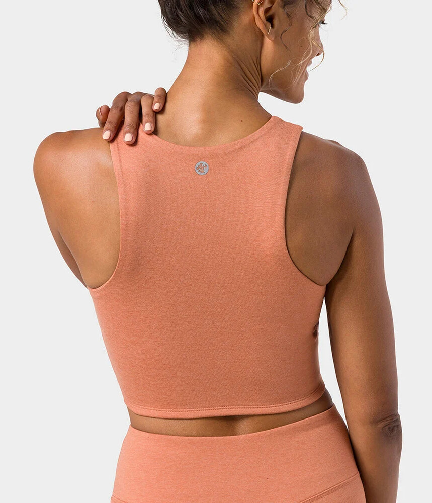 Manduka  Quot Dhara Quot  Tank  Clay Heather