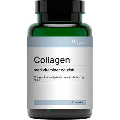 Mezina Collagen Med Vitaminer Og Zink  120kap