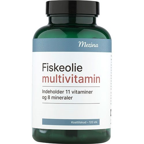 Mezina Fiskeolie Multivitamin  120kap